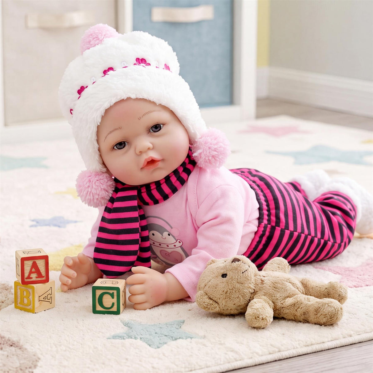 BiBi Reborn Awake Girl "Snowflake" (43 cm / 17")