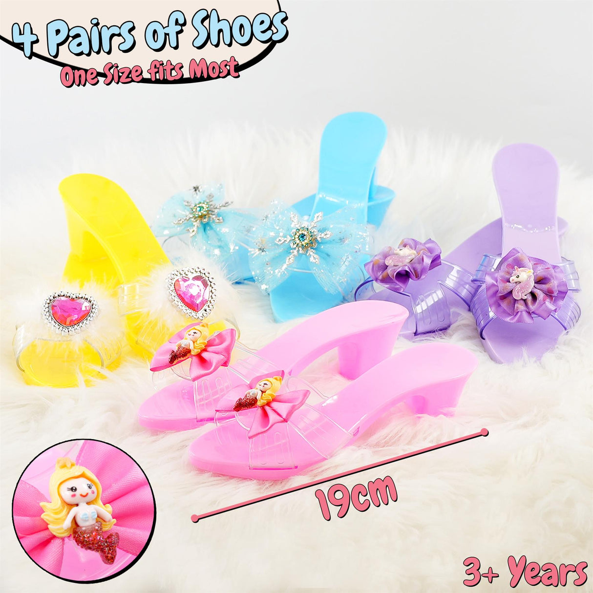 The Magic Toy Shop Princess Play Shoes Jewellery & Storage Set