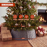 Brown Christmas Tree Skirt 65cm