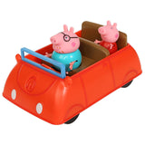 Peppa's Family Red Car Toy Set
