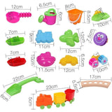 Sand and Water Table with Parasol by The Magic Toy Shop - UKBuyZone