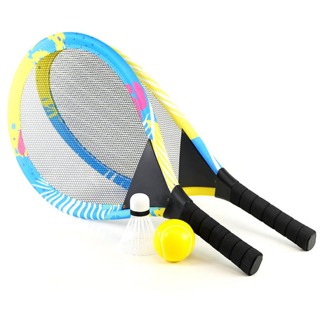 The Magic Toy Shop 2 Player Tennis Set with Ball and Shuttlecock