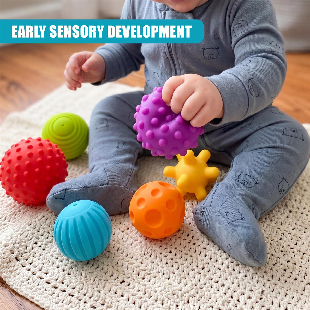 Baby Sensory Balls Set of 6