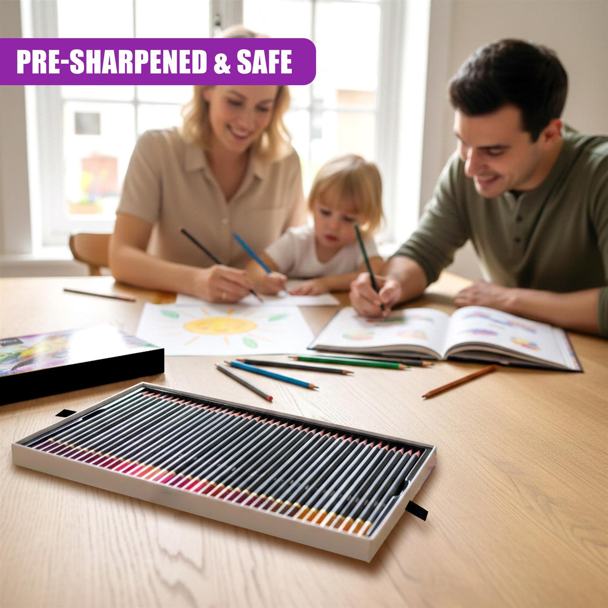 80 Colouring Pencils Set