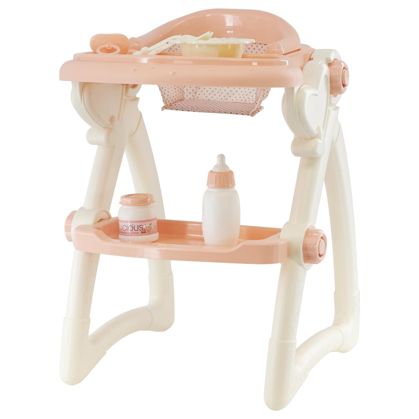 Baby Dolls Feeding High Chair Kids Play Set by BiBi Doll - UKBuyZone