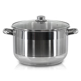 Stainless Steel Stock Pot with Lid - 17.5 L