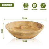 Wooden Mango Bowl 25cm