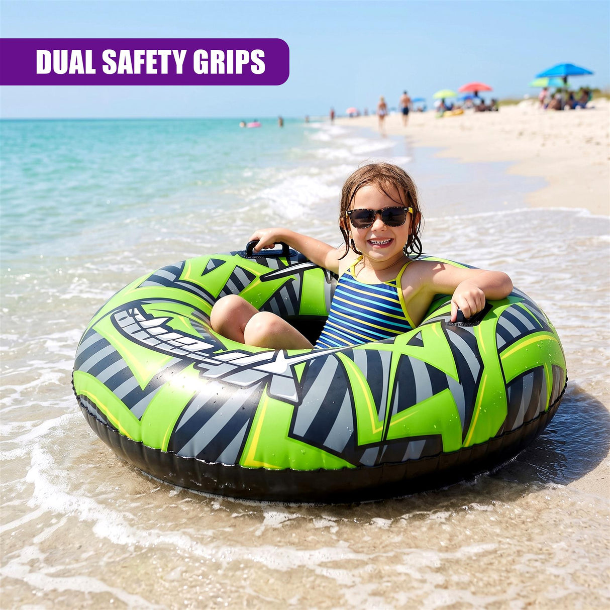 Inflatable Pool Ring 47" - Green
