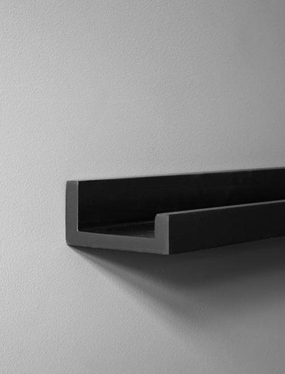 Black Wall Hanging Shelf 30 cm Pack 2 by GEEZY - UKBuyZone
