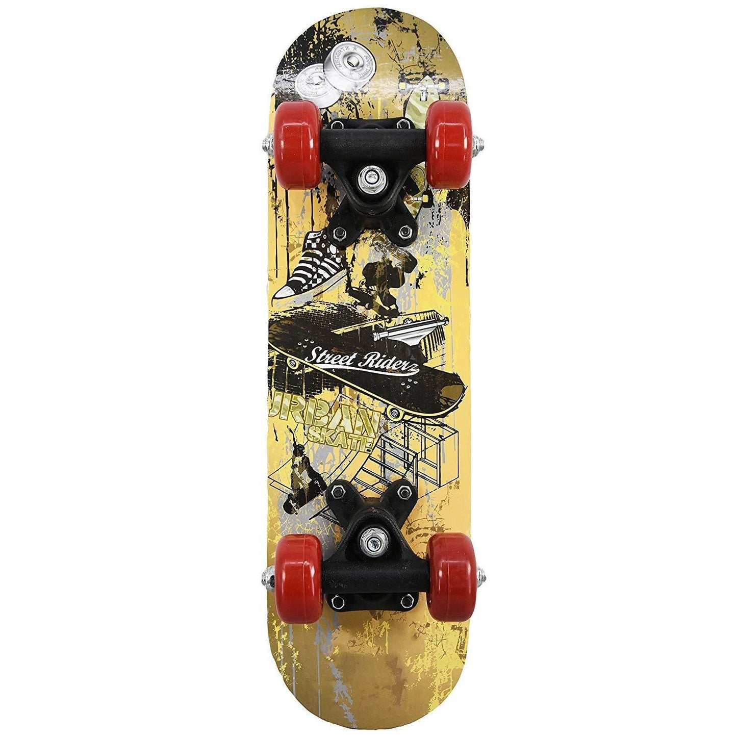 17" Complete Skateboard - Beginners Full Board by Geezy - UKBuyZone