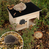 Wooden Hedgehog House by GEEZY - UKBuyZone
