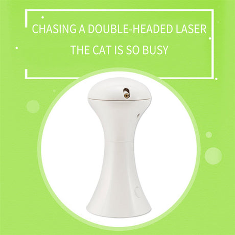 Cat Laser With Auto Switch Off & 360° Rotating Laser by Geezy - UKBuyZone