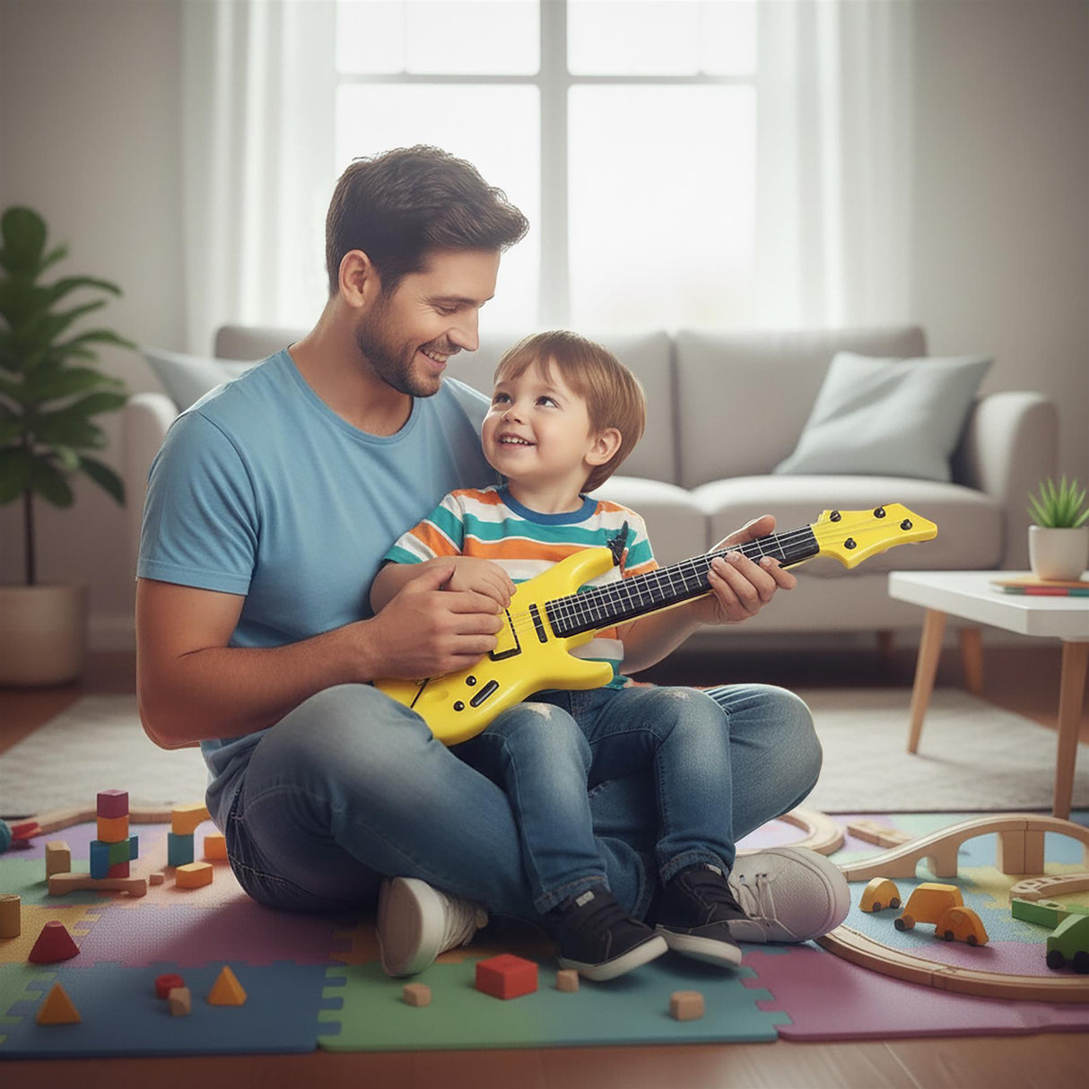 19 Inches Kids Plastic Acoustic Guitar