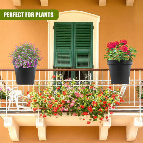 Flower Bridge Hanging Planter Round Pot by GEEZY - UKBuyZone