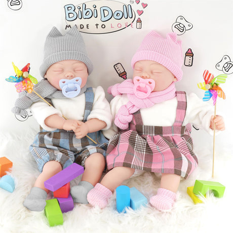 BiBi Baby Doll - Pink Tartan (45 cm / 18") by BiBi Doll - UKBuyZone