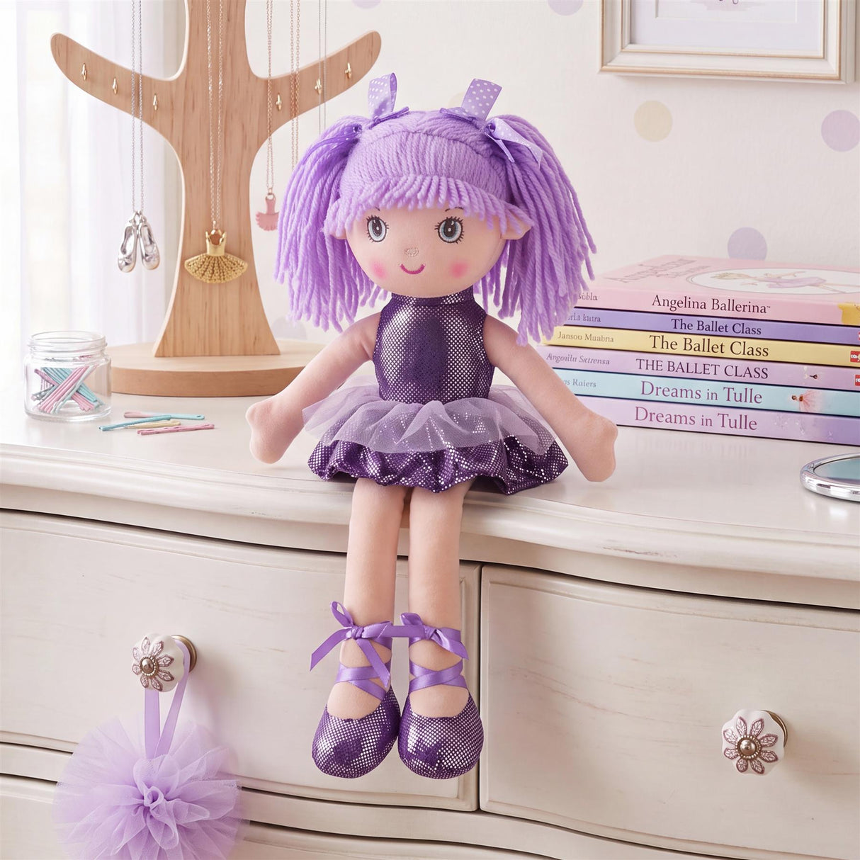 Ballerina Rag Doll 16"