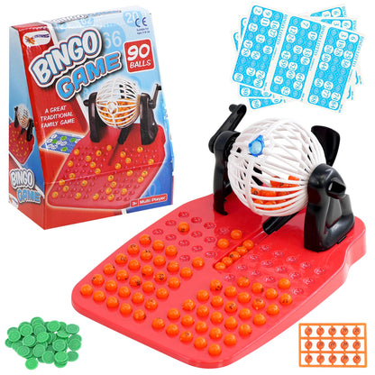 Bingo Lotto Set With 90 Numbers 24 Cards by MTS - UKBuyZone