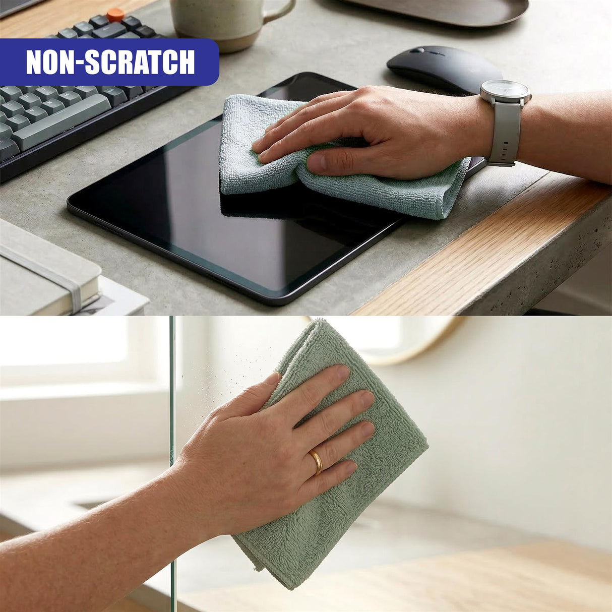 Microfibre Cloth Roll, 100 Tear Off Sheets