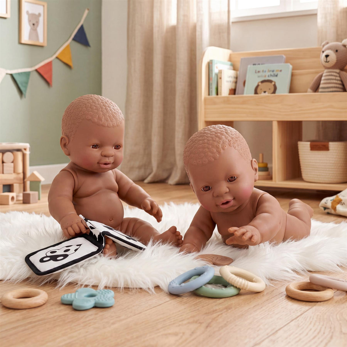 BiBI Black Twin Dolls (30 cm / 12")