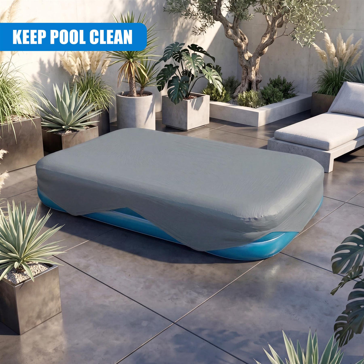 INTEX Rectangular Swimming Pool Cover 305x183cm