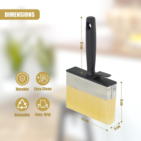 Shed & Fence Paint Brush With a Clip by GEEZY - UKBuyZone