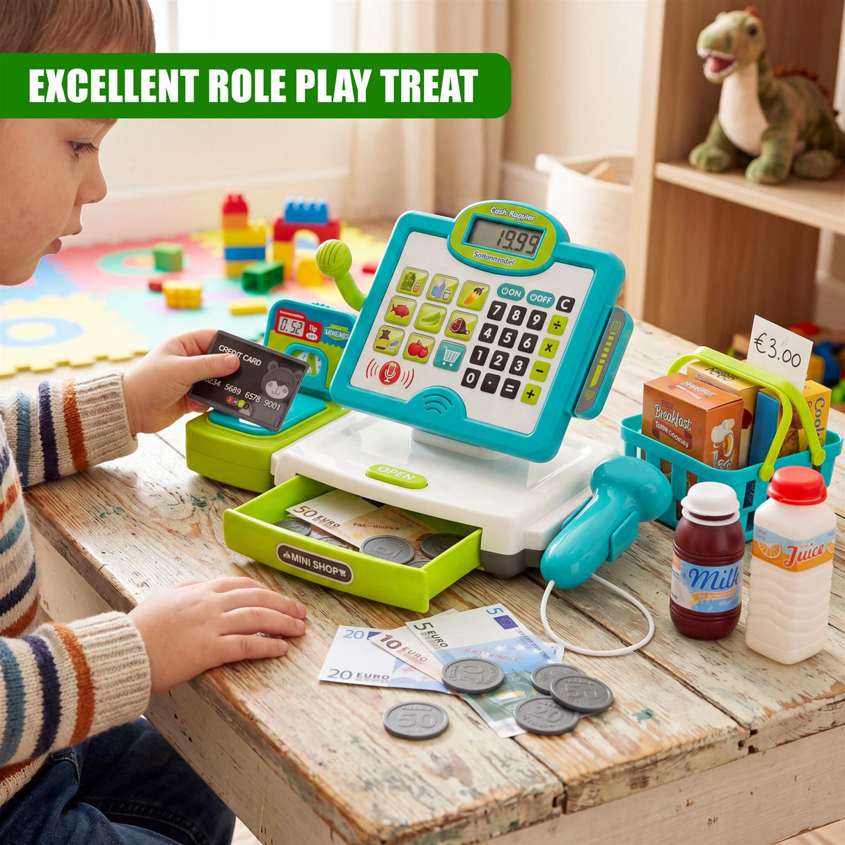 Cash Register Toy Playset