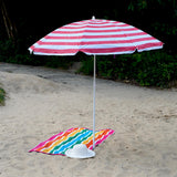 Red Striped Parasol