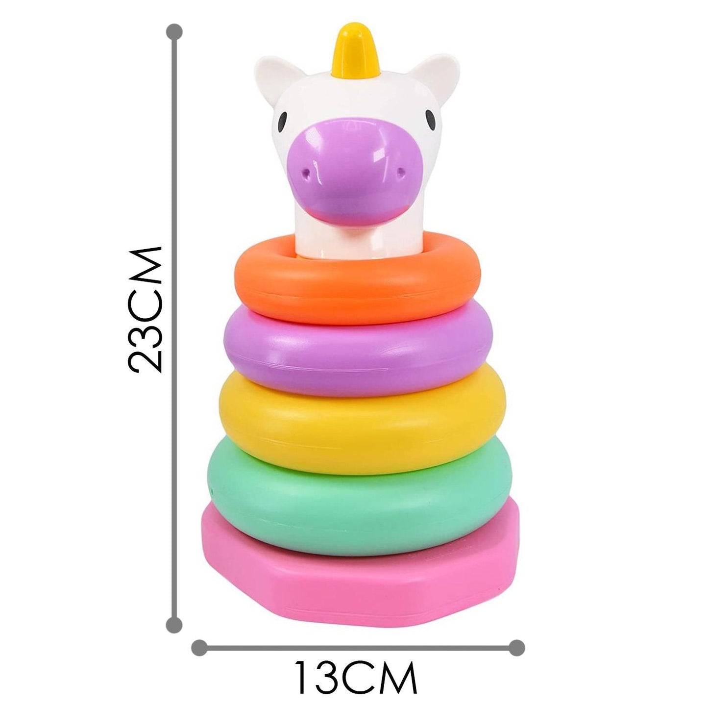 "Una The Unicorn" Stacking Rings by The Magic Toy Shop - UKBuyZone