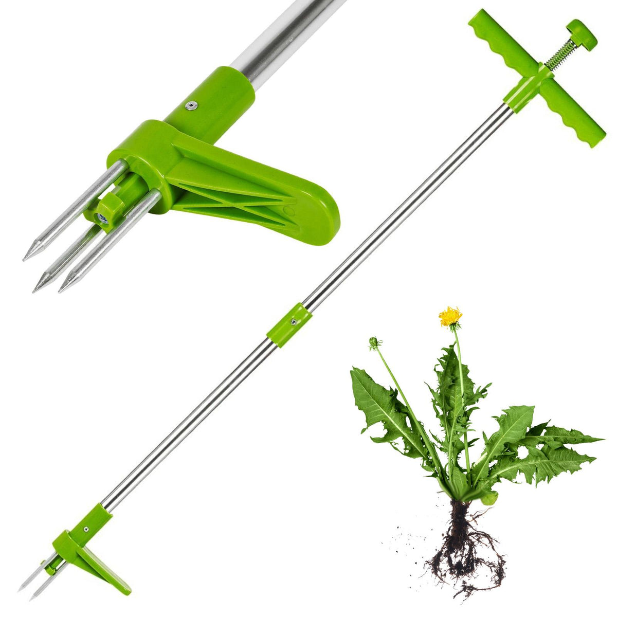 Manual Weed Puller Garden Hand Tool by Geezy for Efficient Weeding with ...