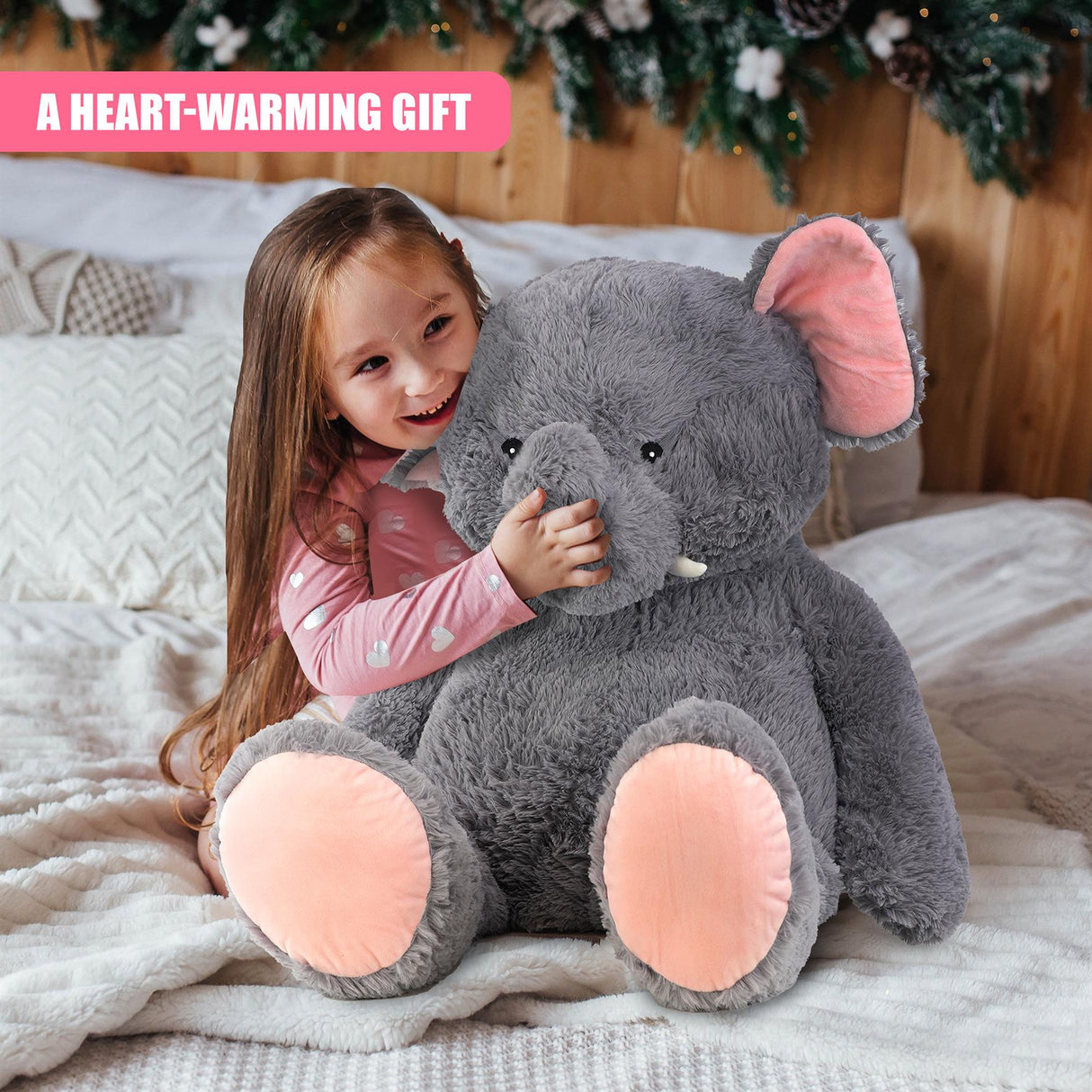 40" Jumbo Elephant Soft Toy by The Magic Toy Shop - UKBuyZone