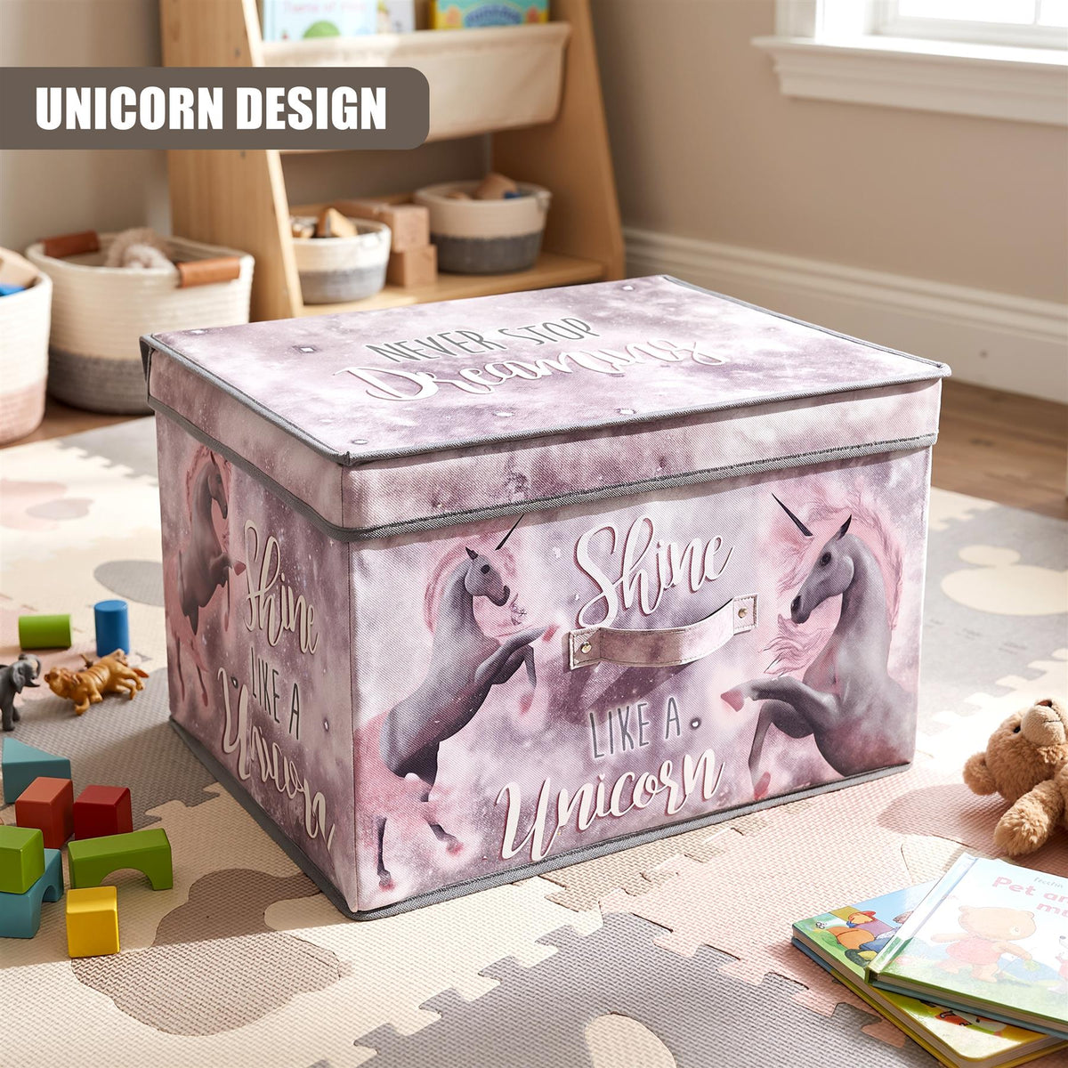 Unicorns Large Storage Box