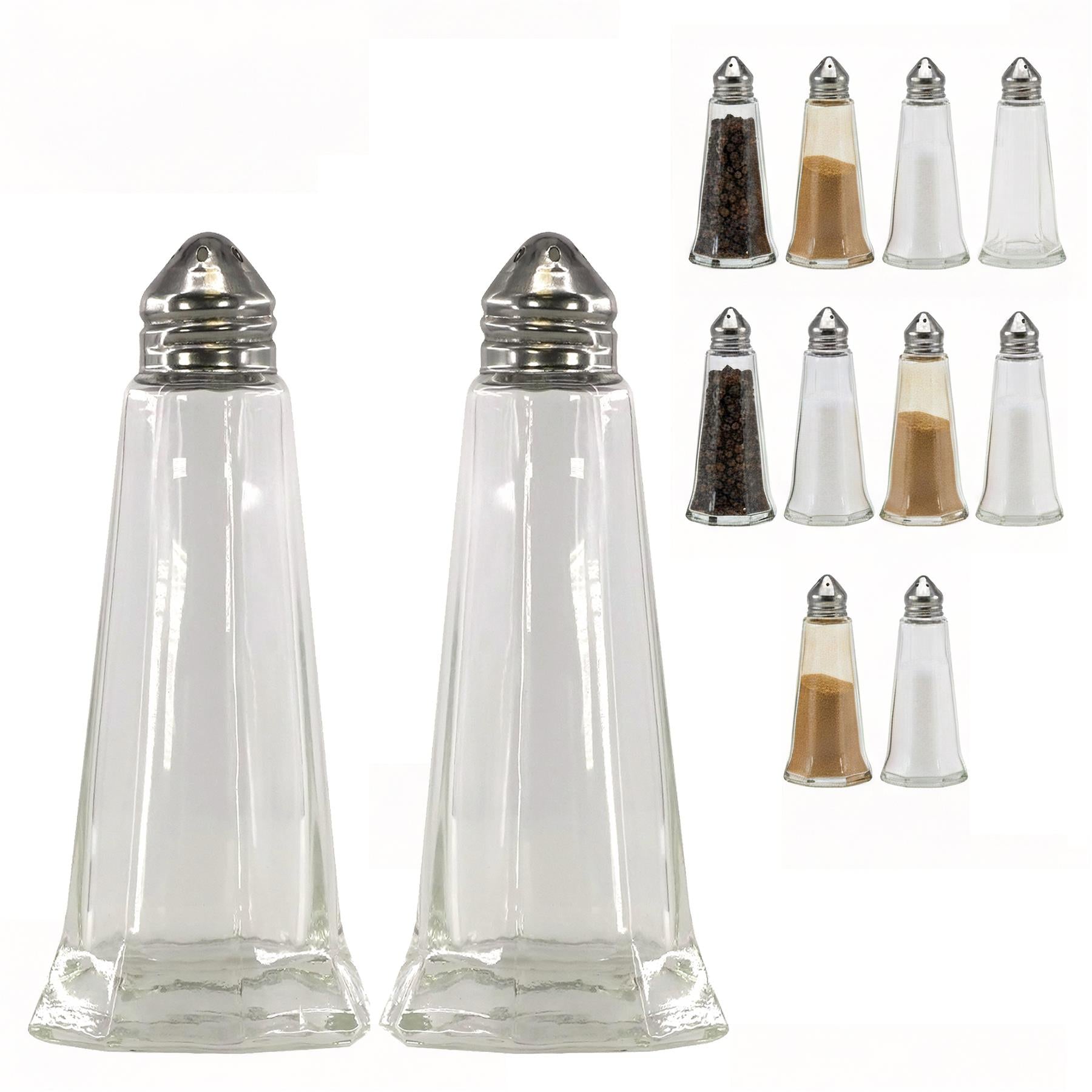 salt＆pepper shakers Classic Style Salt And Pepper Shakers - Pack Of 12 - Foodshaker