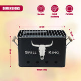 Portable Outdoor Charcoal BBQ Barbecue Grill