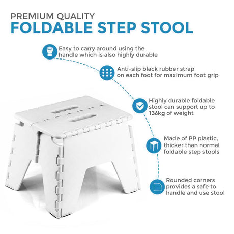 Folding Step Stool by GEEZY - UKBuyZone