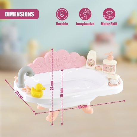 Doll Bath set with Accessories by BiBi Doll - UKBuyZone