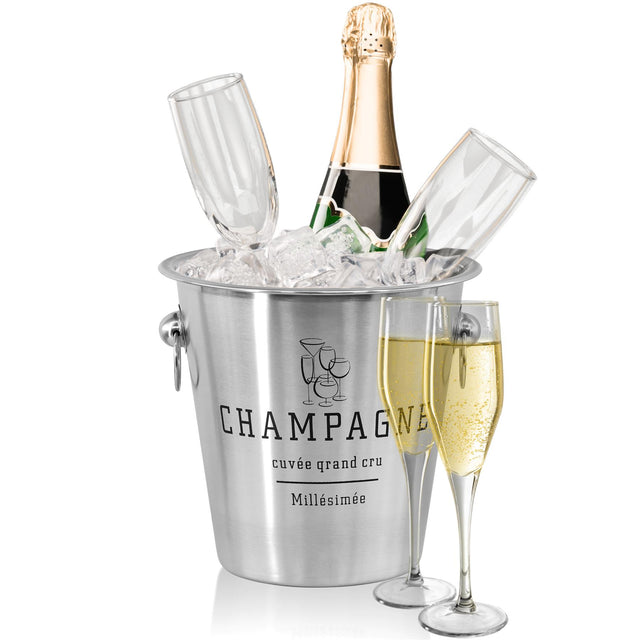 French Silver Ice Bucket by GEEZY - UKBuyZone