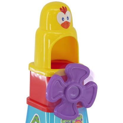Stacking Nesting Cups Blocks - Happy Farmyard Spin by The Magic Toy Shop - UKBuyZone