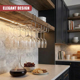 Under Shelf Wine Glass Rack