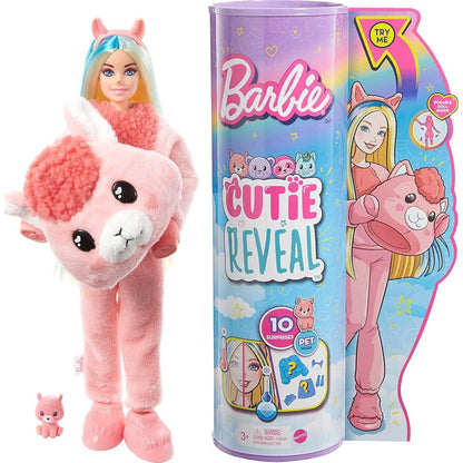 Barbie Cutie Reveal Doll with Llama Plush by Barbie - UKBuyZone