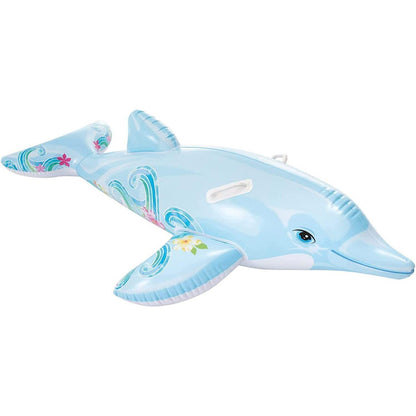 Dolphin Ride On Swimming Pool Float by Intex - UKBuyZone