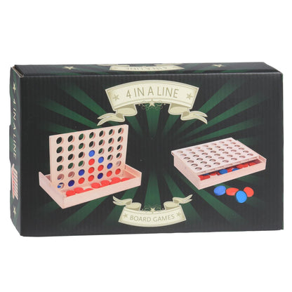 4 in a Row Traditional Wooden Game by The Magic Toy Shop - UKBuyZone