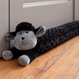 Novelty Black Sheep Draught Excluder for Doors
