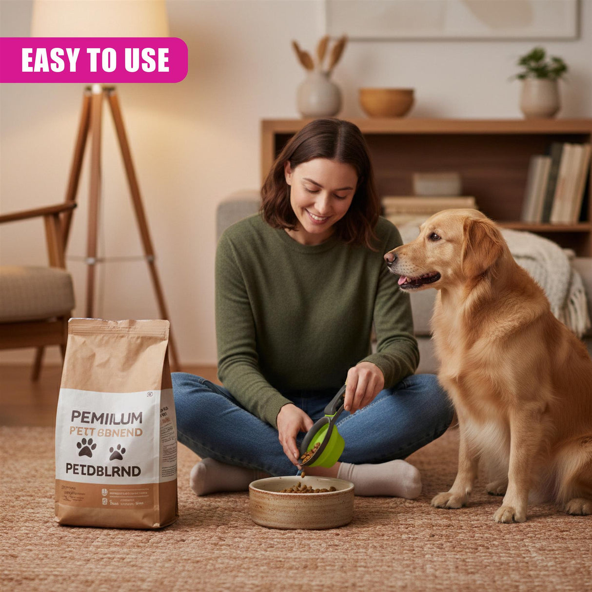 3 in 1 Collapsible Pet Food Scoop