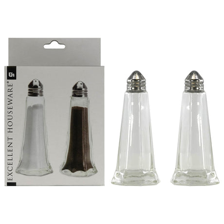 Classic Style Salt And Pepper Shakers - Pack Of 12 by Geezy - UKBuyZone