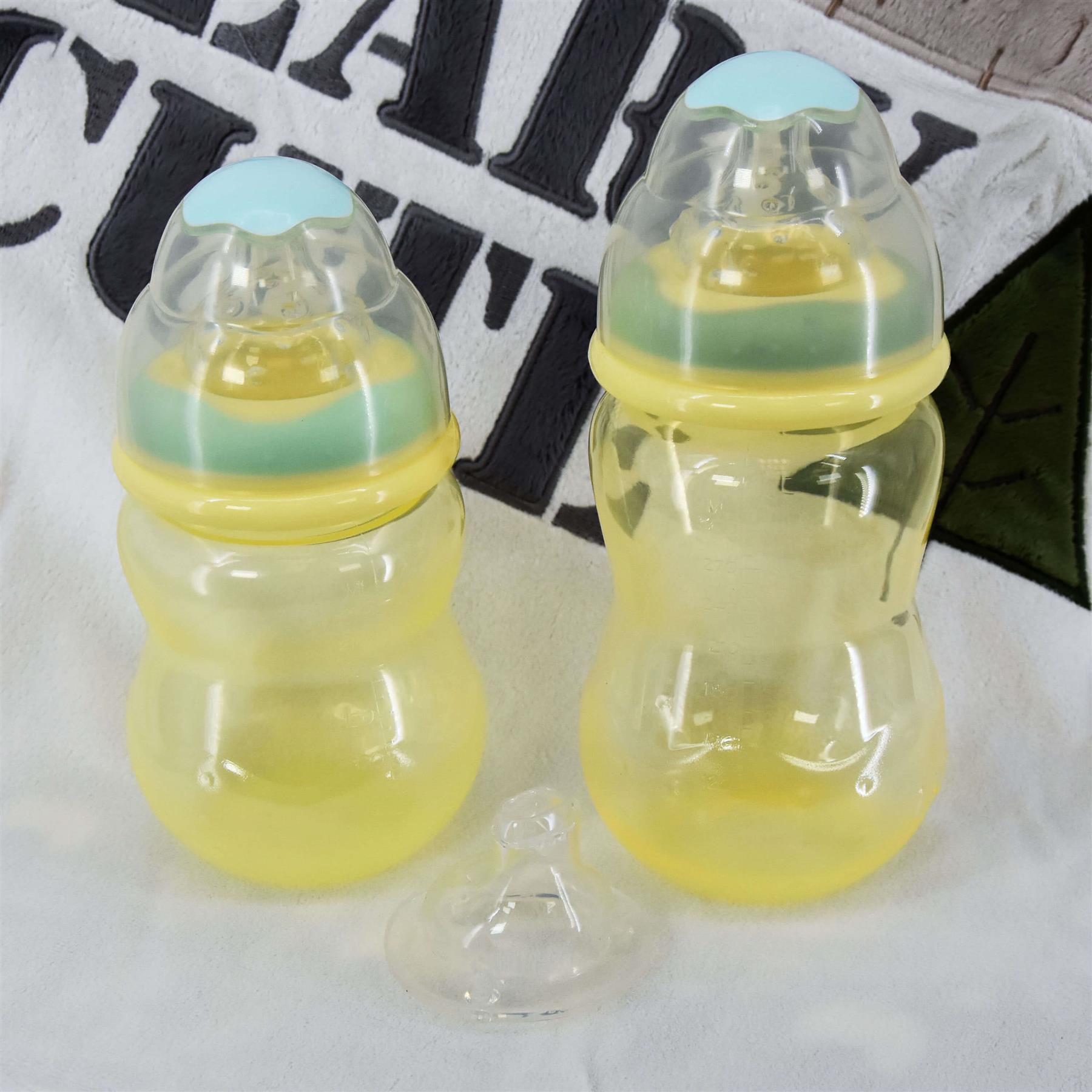 Nuby Newborn Bottles & Soother Set - Yellow by NUBY - UKBuyZone