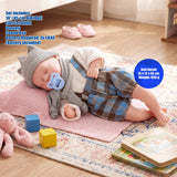 BiBi Baby Doll - Blue Tartan (45 cm / 18")
