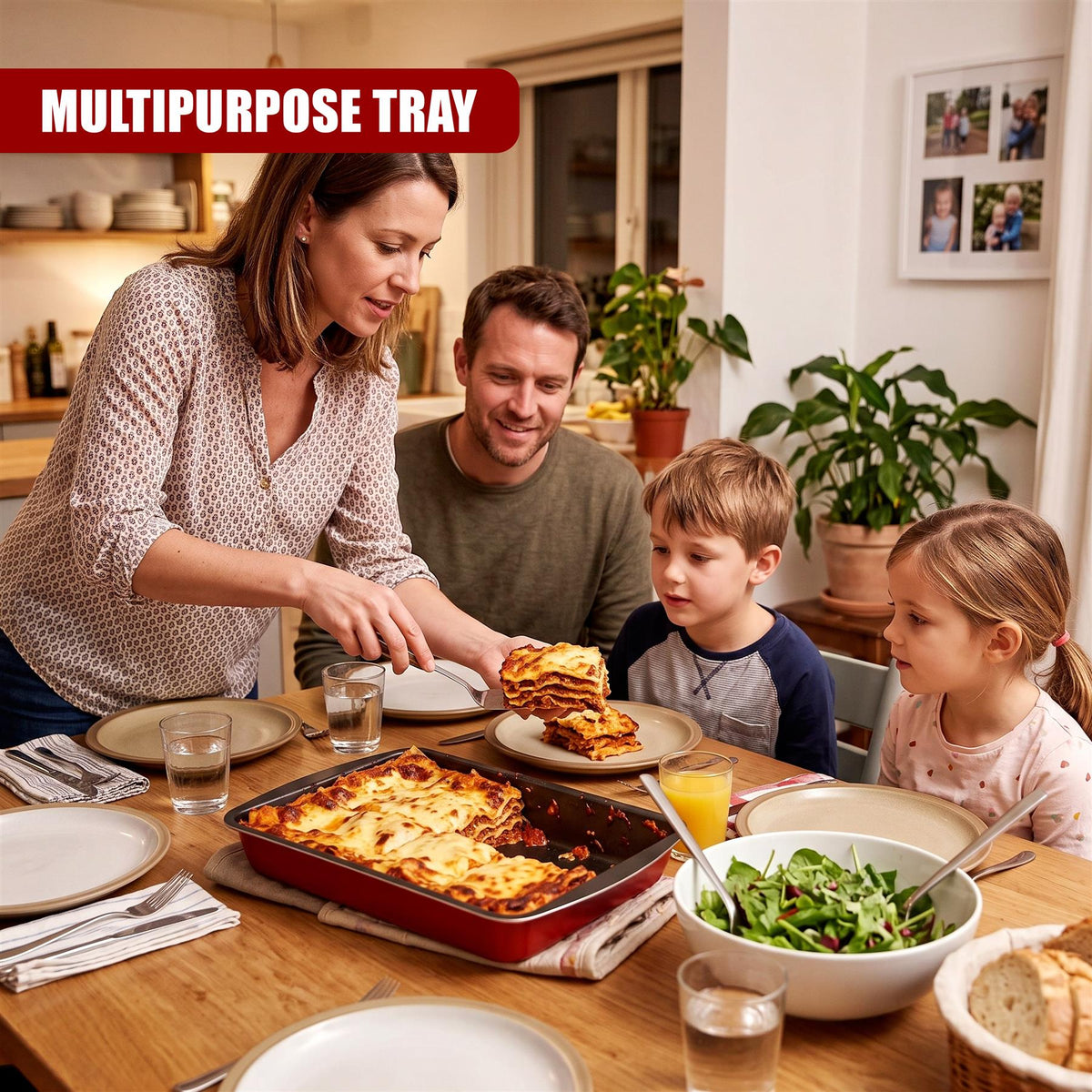 Set of 3 Non-Stick Roasting Trays