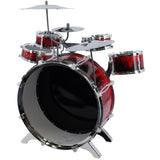 Kids 10 Piece Drum Kit With Stool