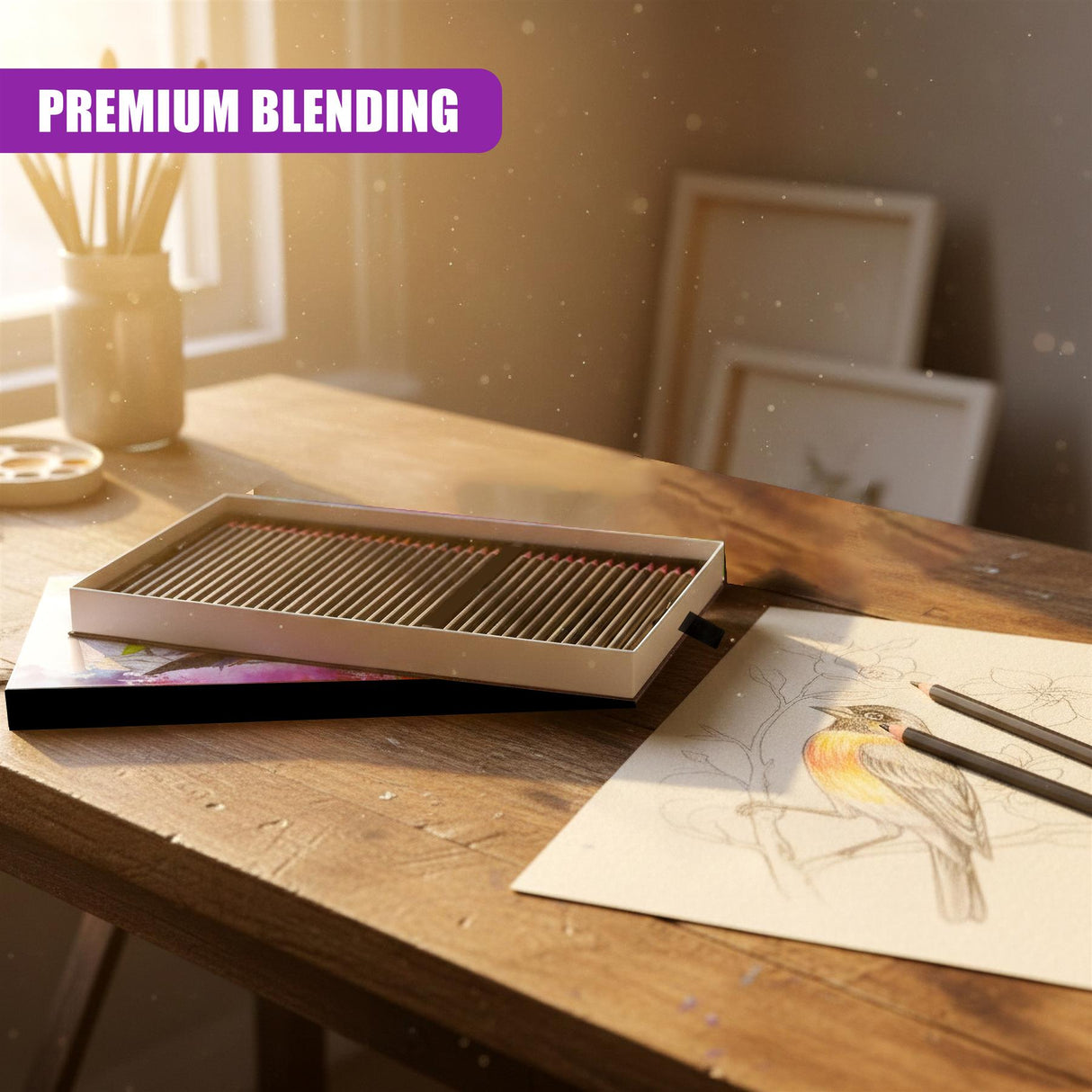 80 Colouring Pencils Set