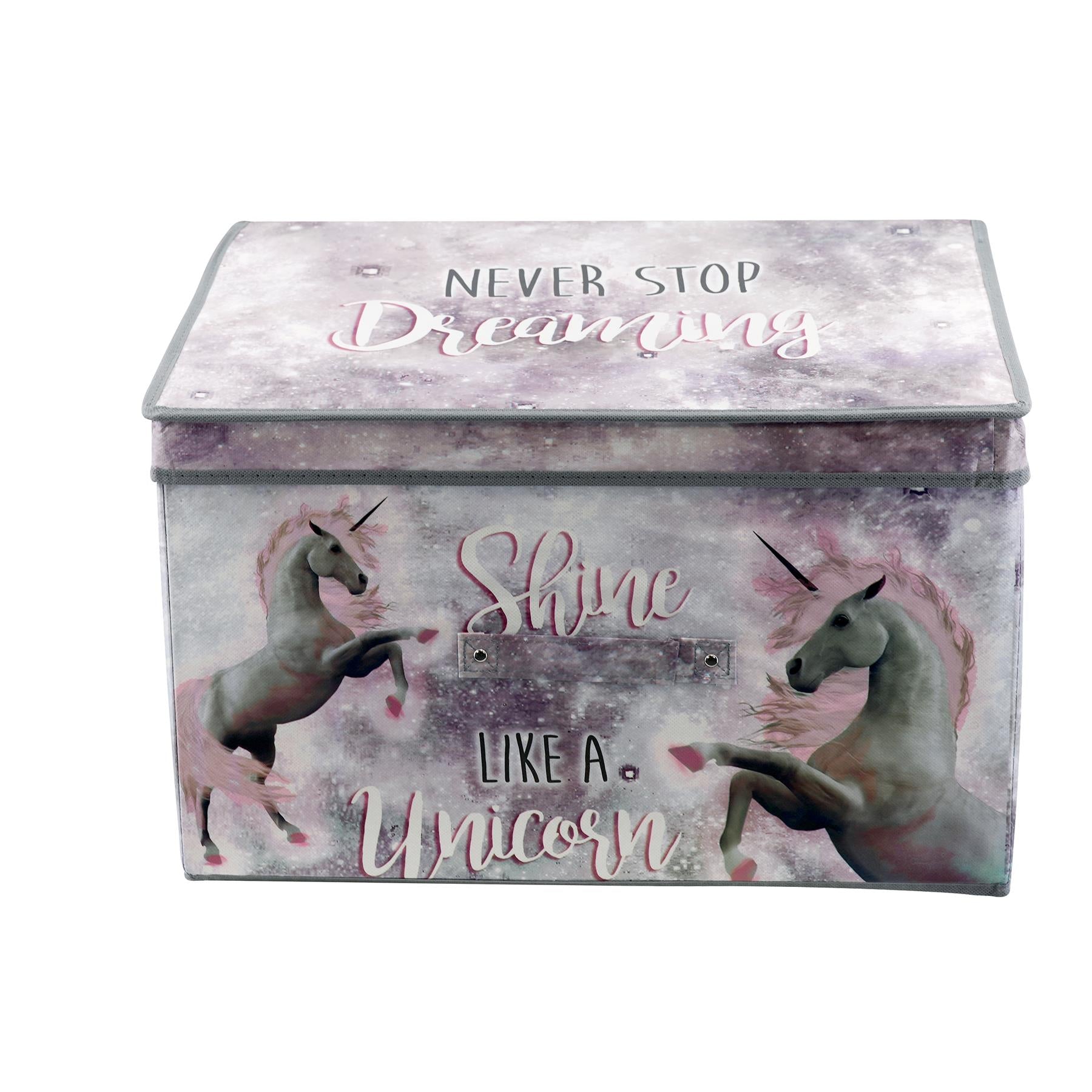 Unicorns Large Storage Box by The Magic Toy Shop - UKBuyZone